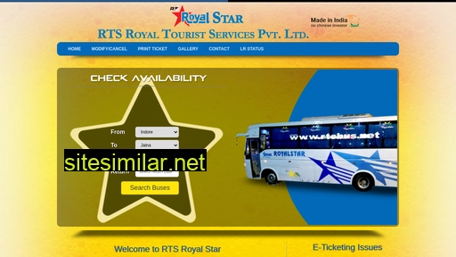 royalstarbus.in alternative sites