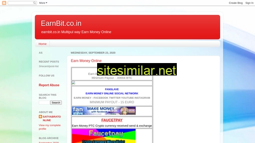 r.earnbit.co.in alternative sites