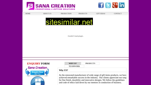 sanacreation.in alternative sites