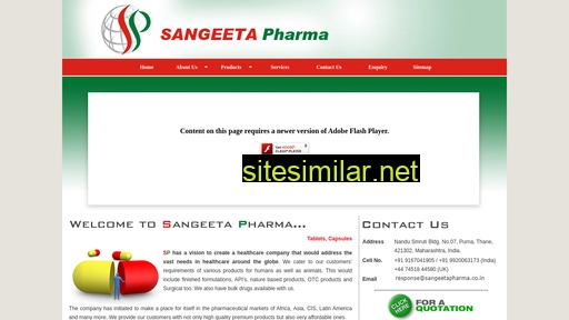 sangeetapharma.co.in alternative sites