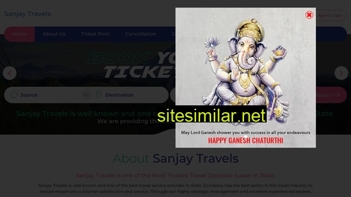 sanjaytravels.in alternative sites