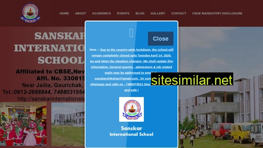 sanskarinternationalschool.in alternative sites