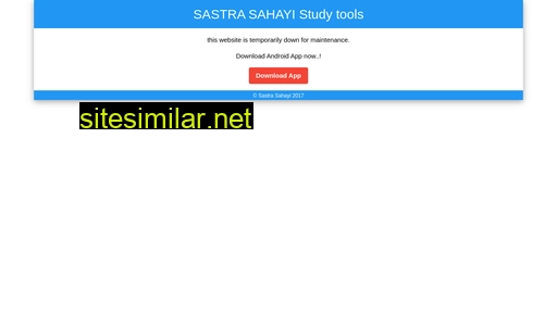 Sastrasahayi similar sites