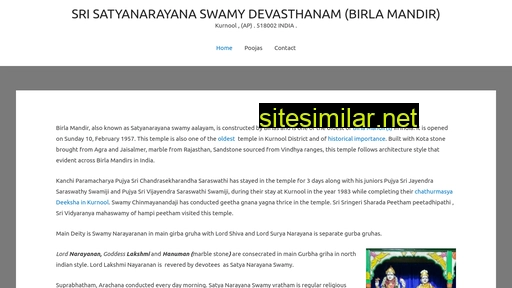 satyanarayanaswamydevasthanam.in alternative sites