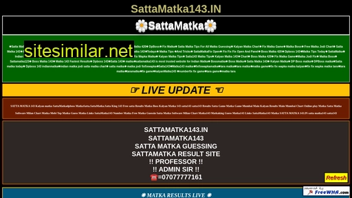 Sattamatka143 similar sites