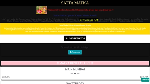 Satta-matka similar sites