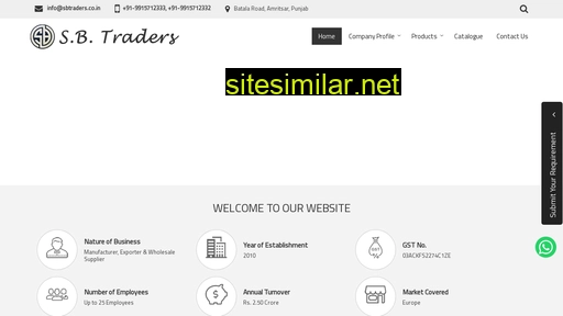 sbtraders.co.in alternative sites
