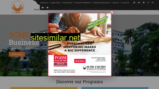 scms.edu.in alternative sites