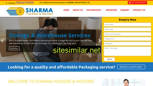 Sharmamoverspackers similar sites