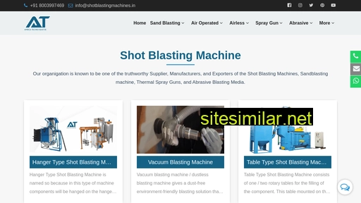 Shotblastingmachines similar sites