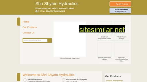 shrishyamhydraulics.in alternative sites