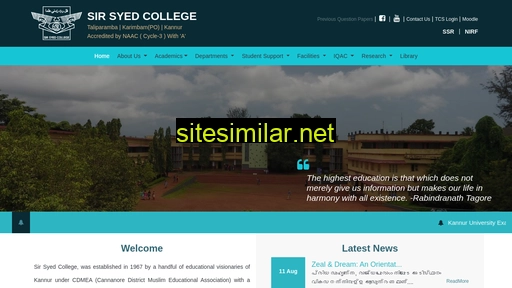sirsyedcollege.ac.in alternative sites