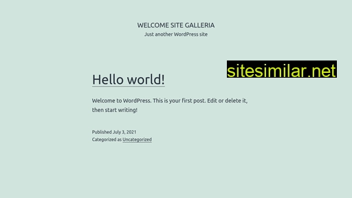 Sitegalleria similar sites