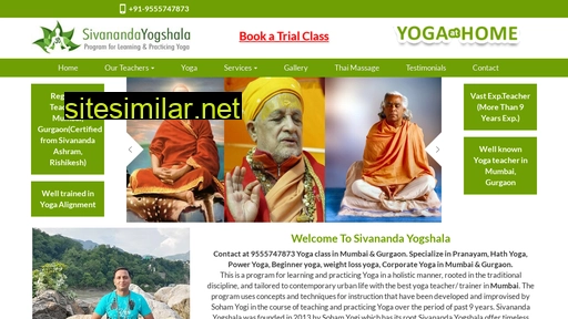 sivanandayogshala.in alternative sites