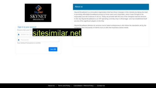 skynetwork.net.in alternative sites