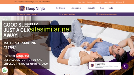 sleepninja.co.in alternative sites