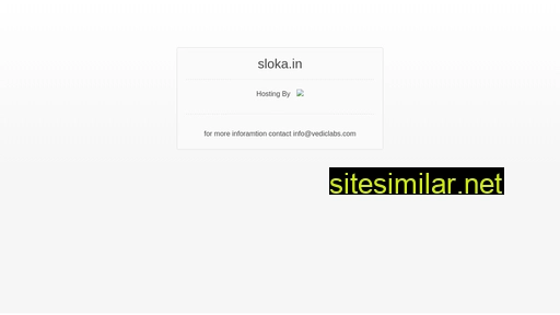 sloka.in alternative sites