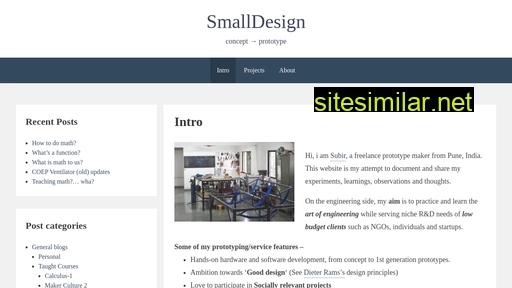 Smalldesign similar sites