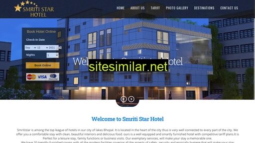 smritistarhotel.in alternative sites
