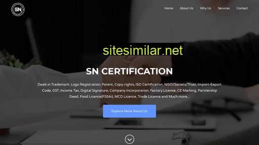Sncertification similar sites
