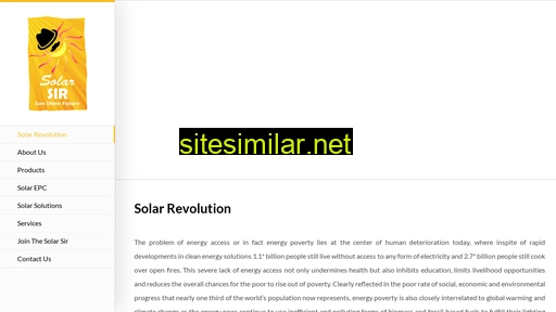 solarsir.in alternative sites