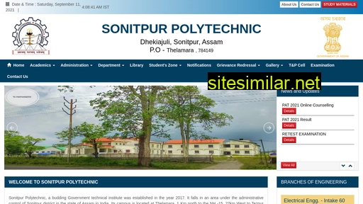 sonitpurpolytechnic.in alternative sites