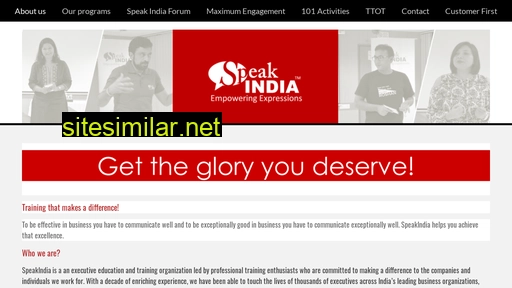 Speakindia similar sites