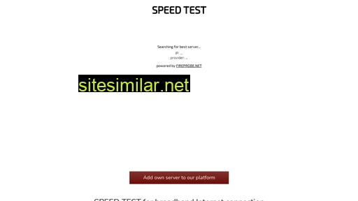 speedtest.net.in alternative sites