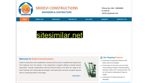 srideviconstructions.in alternative sites