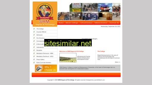 Srmcolleges similar sites
