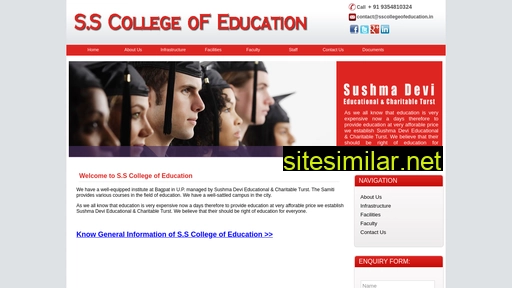 sscollegeofeducation.in alternative sites