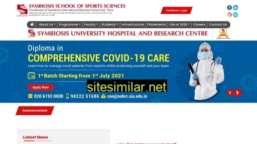 ssss.edu.in alternative sites
