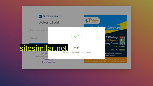 sstarpay.in alternative sites