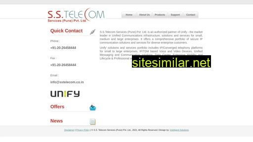 sstelecom.co.in alternative sites