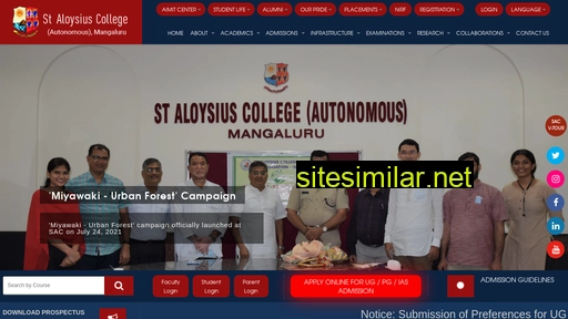 staloysius.edu.in alternative sites