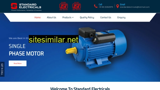 standardelectricals.co.in alternative sites
