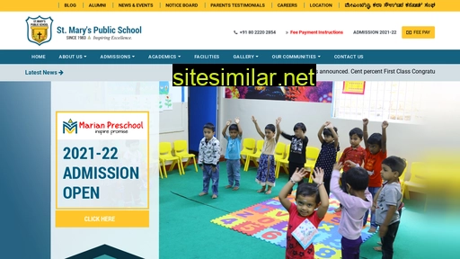 stmaryspublicschool.co.in alternative sites