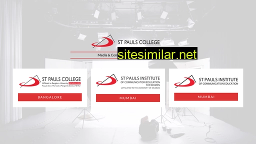 stpaulscollege.edu.in alternative sites