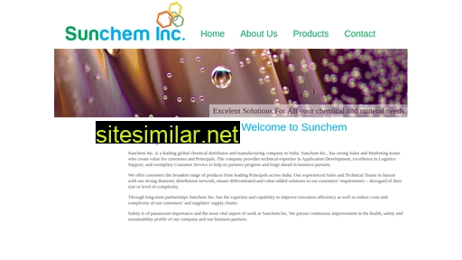 sunchem.co.in alternative sites