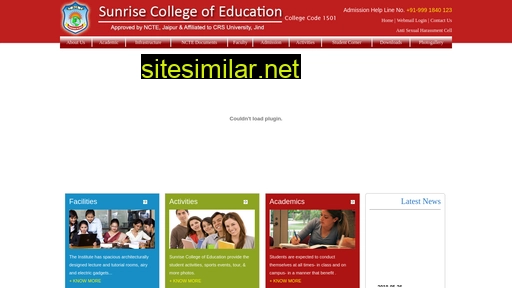 sunrisecollege.in alternative sites
