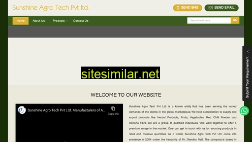 sunshineagrotech.co.in alternative sites