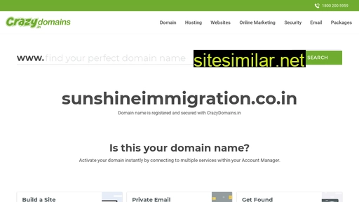 sunshineimmigration.co.in alternative sites
