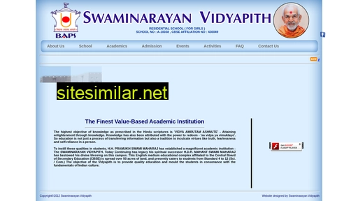 swaminarayanvidyapith.org.in alternative sites