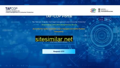 tafcop.dgtelecom.gov.in alternative sites