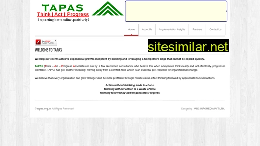 tapas.org.in alternative sites