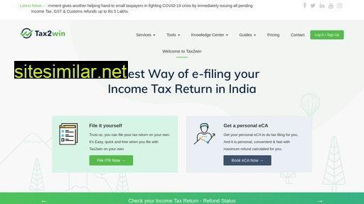tax2win.in alternative sites