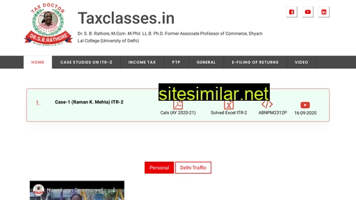 taxclasses.in alternative sites