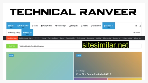 Technicalranveer similar sites