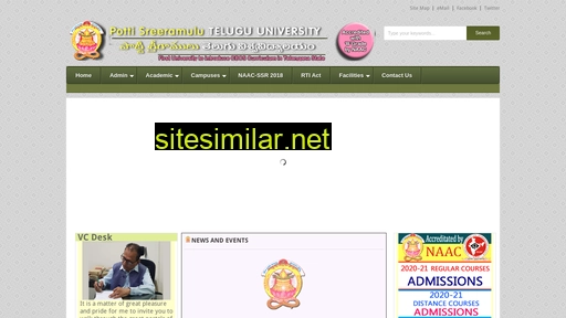 teluguuniversity.ac.in alternative sites