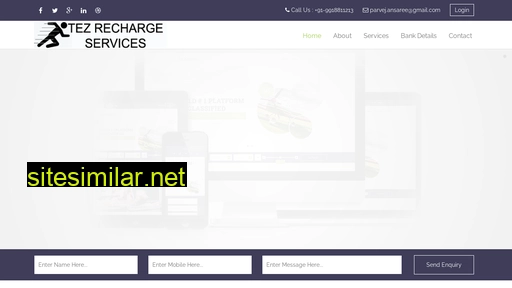 tezrechargeservices.in alternative sites